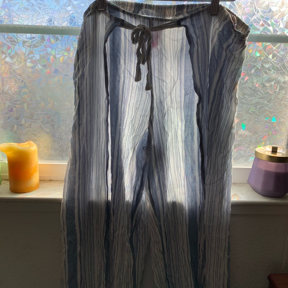 Linen Wrap-Pants